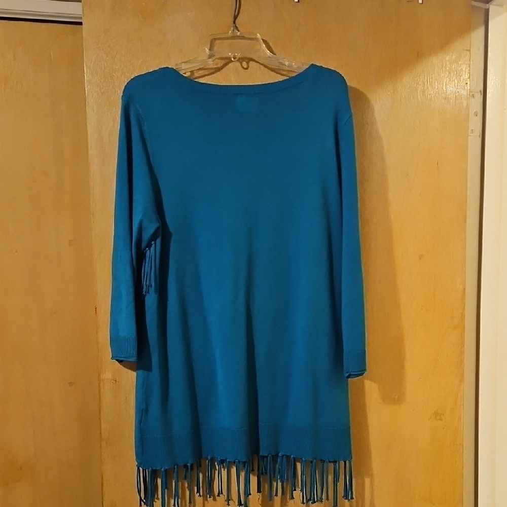 Ruby Rd. Emerald Knit Top - Picture 2 of 4